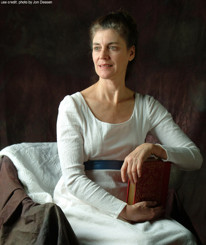 Patricia as Jane Austen
