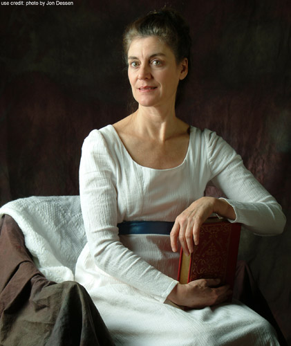 Patricia as Jane Austen